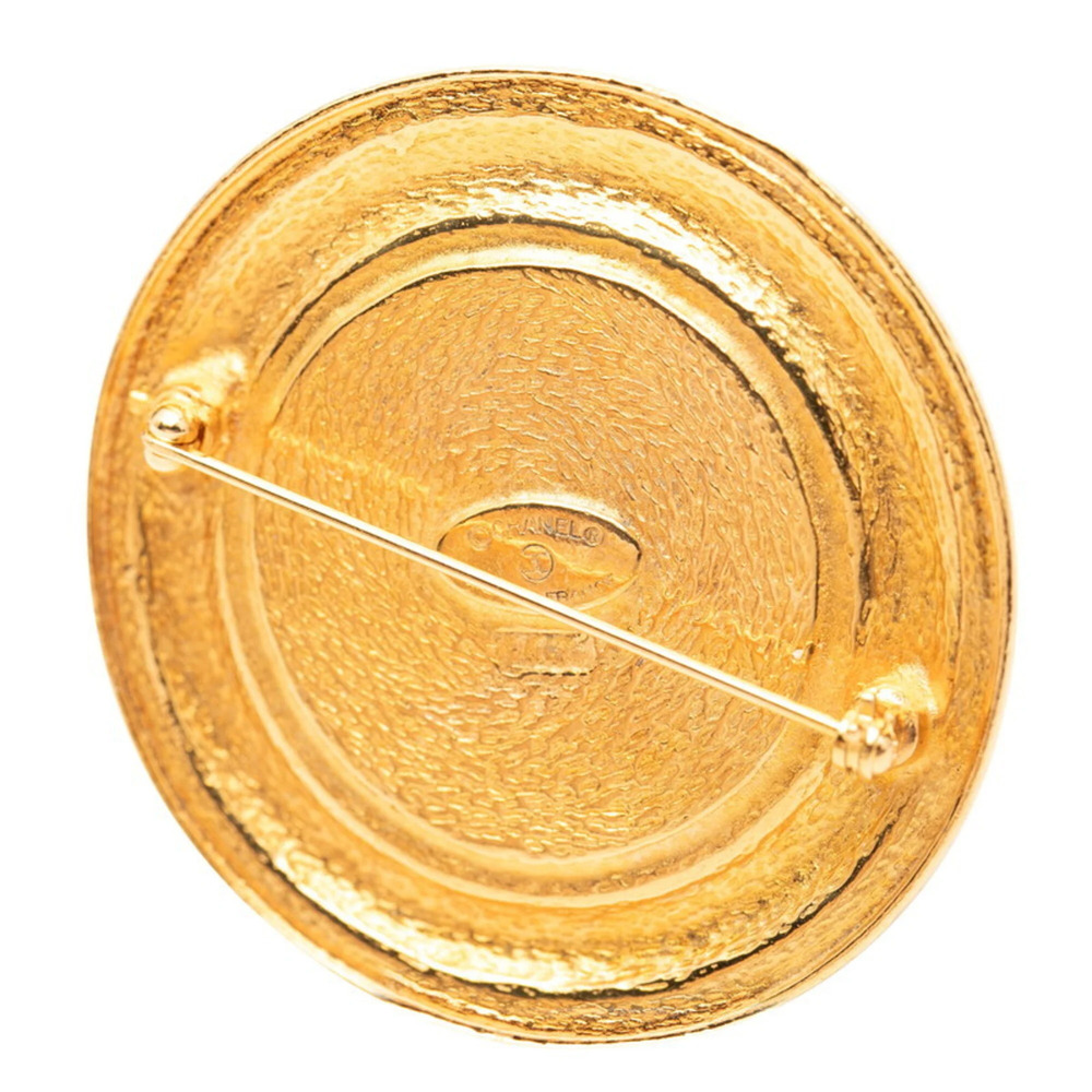 CHANEL Vintage Gold Brooch - Picture 3 of 4